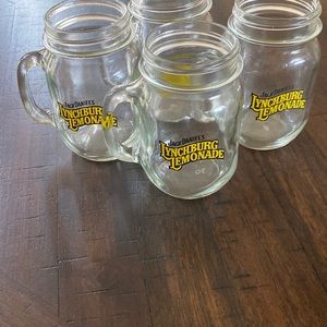 4 Lynchburg lemonade mugs